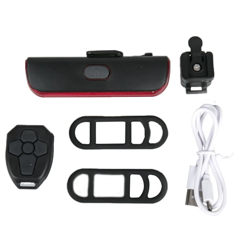 Светодиодный USB Перезаряжаемые светильник для верховой езды задний фонарь