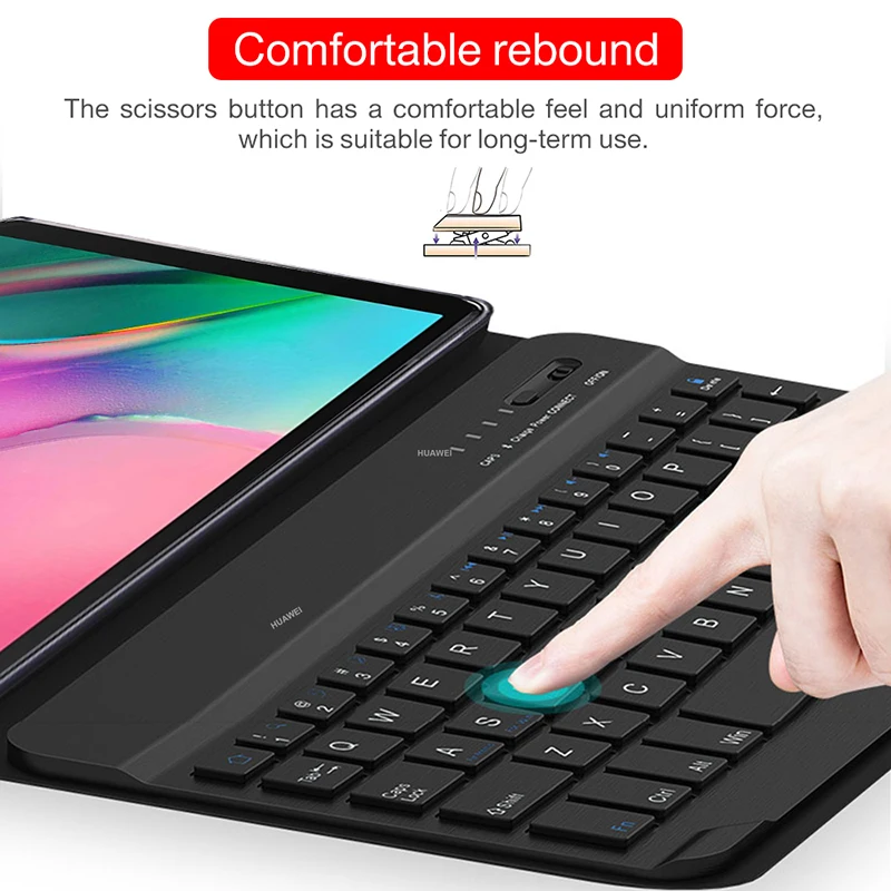 Принципиально для Samsung Galaxy Tab S5e 10,5 дюймов SM-T720 T725 T720 Bluetooth клавиатура с подсветкой Чехол Съемный кожаный чехол для клавиатуры