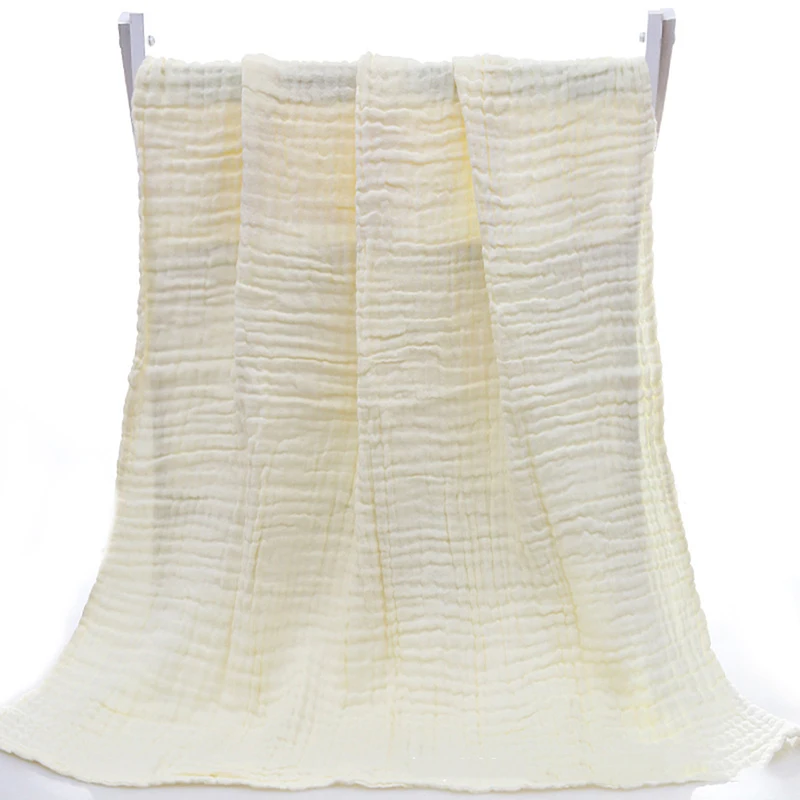 

Baby Bath Towels 100% Cotton Spring And Summer Baby Bath Baby 6 Layers Gauze Towel