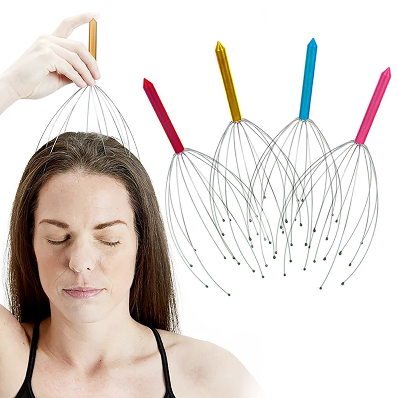Body Head Massage Device Relaxation Stainless Steel Octopus Massager Scratcher Relieves Tension Health Care Tools |