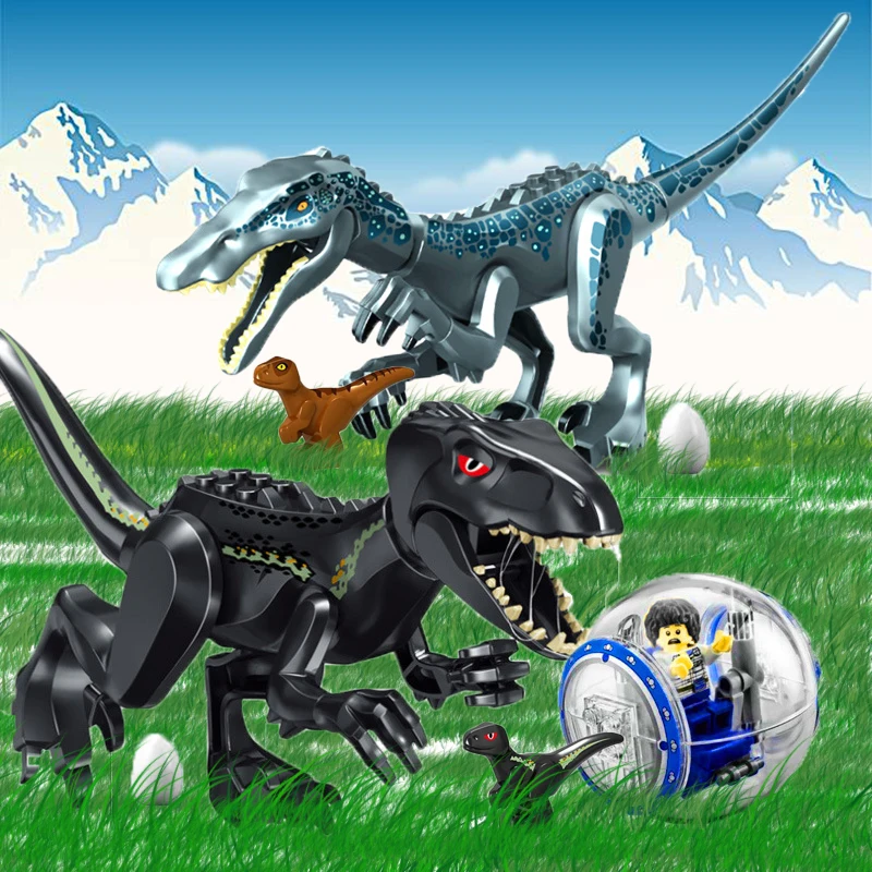 13031 Строительные блоки синий Carnotarus Тираннозавр Рекс Динозавр с яйцом фильм мир