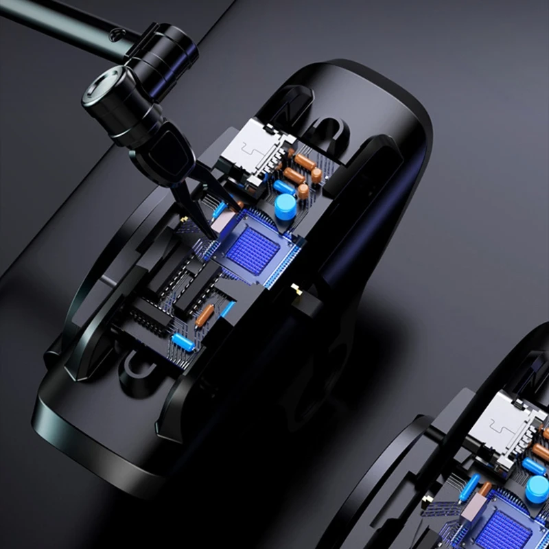 

Dropship Mobile Phone Game Auxiliary Tool 4 Finger Shooting Trigger Cellphone Game Controller Portable Smartphone Gamepad