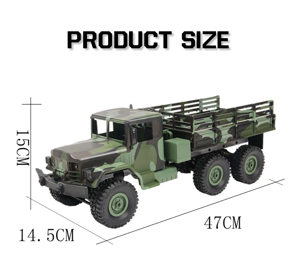 Радиоуправляемая модель автомобиля 1/16 2 4G 4WD 10 км/ч радиоуправляемый грузовик со