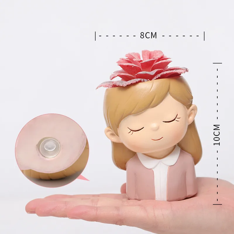 4 шт./компл. милая пара кашпо для суккулентов цветочный горшок офиса креативный