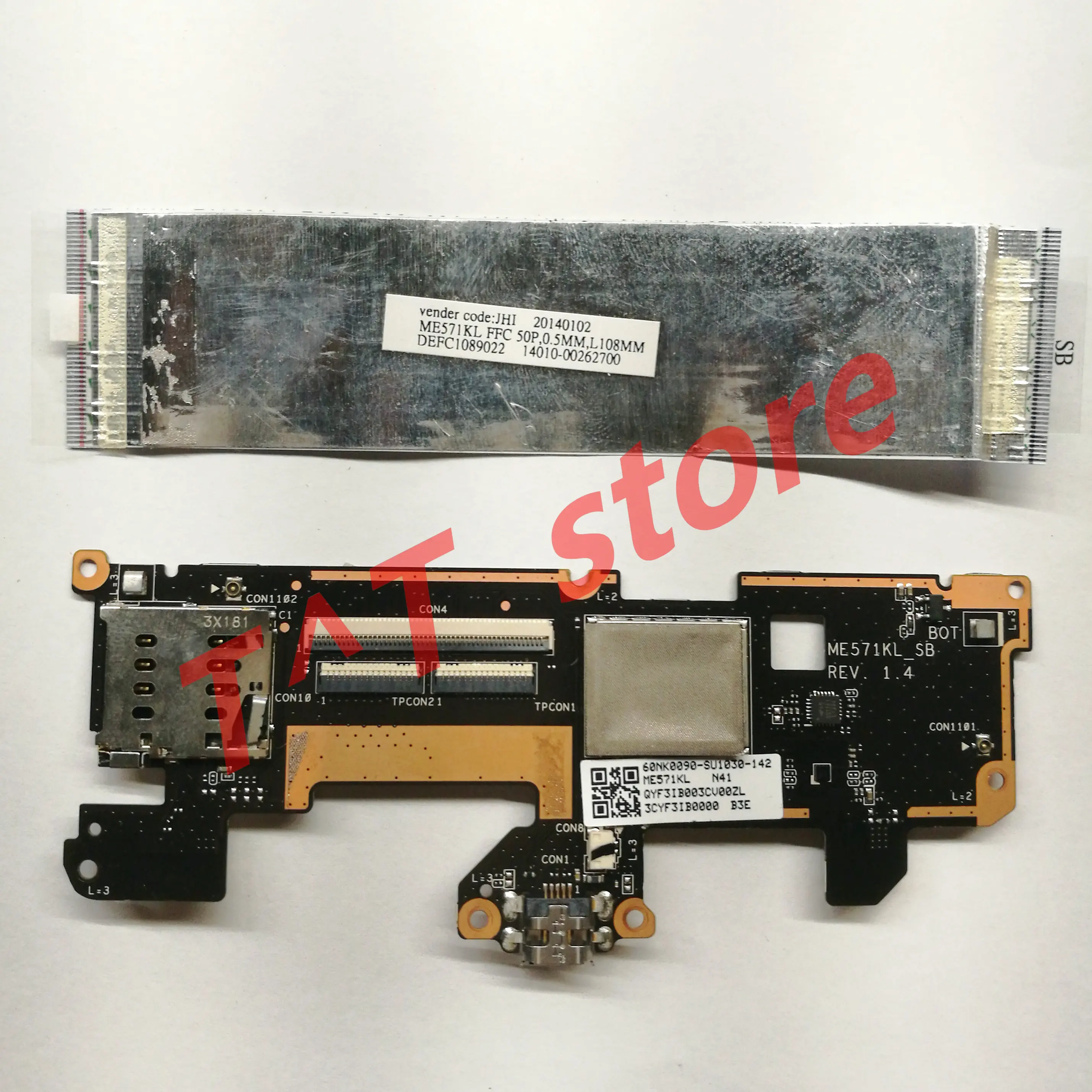 Оригинал для ASUS Google Nexus 7 2-го поколения 2013 3G 4G LTE ME571KL Micro USB зарядная плата кабель