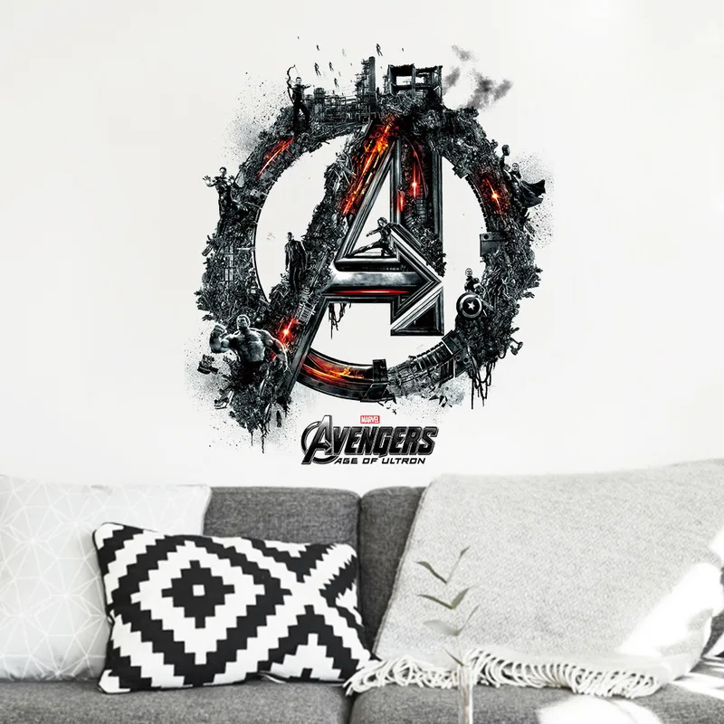 Disney 2020 новые модные Мультяшные наклейки Новые Мстители 2 Эра диванные Декорации