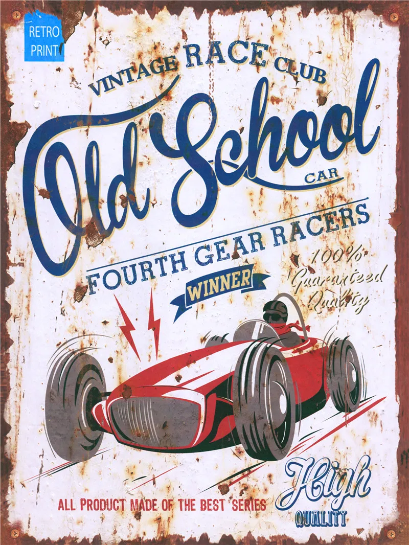 

Metal Sign Poster Vintage Retro Decor Bus Garden Decoration Outdoor Home Decoration Accessories Truck Posters Sports Car