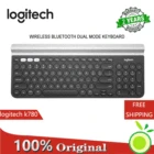 Клавиатура Logitech K780 Беспроводная совместимая с Bluetooth, двухрежимный переключатель, выбор клавиатуры для нескольких устройств для ПК, компьютера, телефона, планшета
