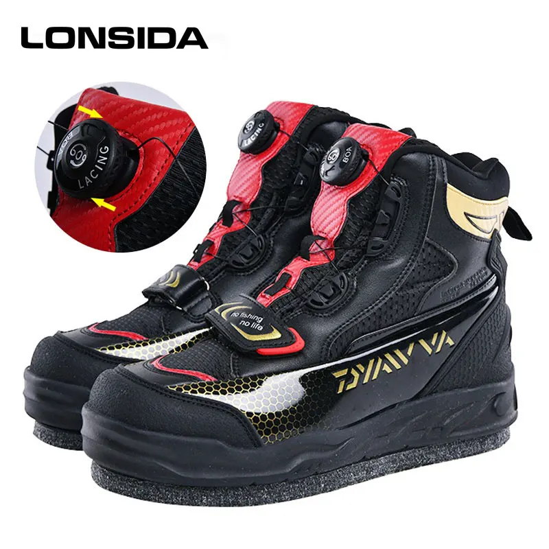 Мужские резиновые сапоги для рыбалки дышащие Нескользящие водонепроницаемые на