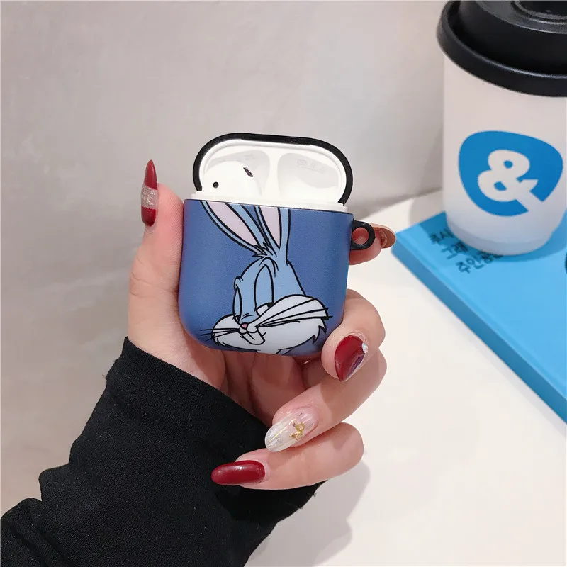 Чехол с кроликом из мультфильма для Apple Airpods чехол милый Bluetooth чехол для наушников для Air pods Pro чехол силиконовый чехол