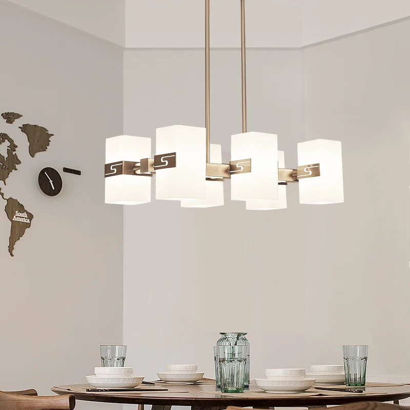 Светодиодная люстра в стиле пост-модерн скандинавский светильник форме стекла