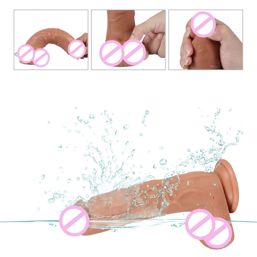 Сквиртинг фаллоимитатор имитация пениса ПВХ женская мастурбация для