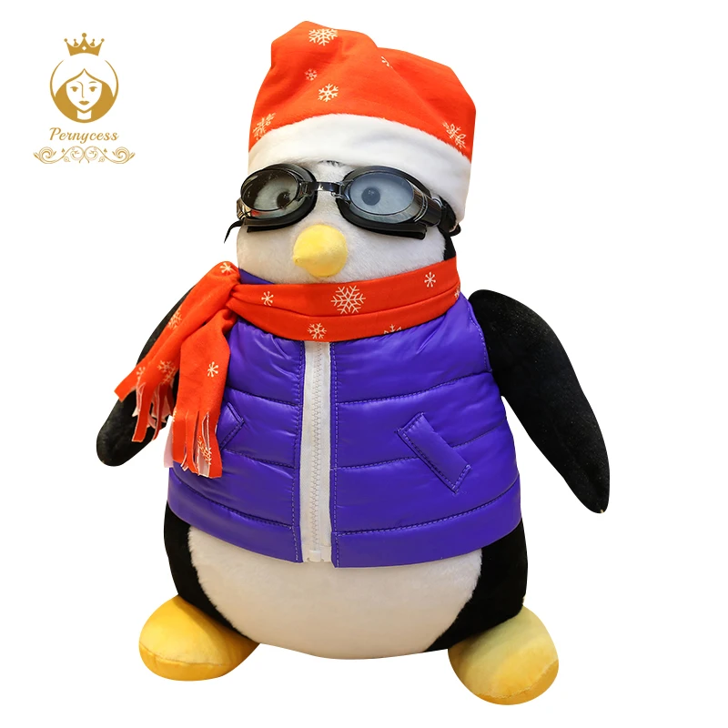 1 шт. 30/48 см серьезные друзей Джо друг HUGSY Плюшевые игрушки пингвин Рэйчел Кукла