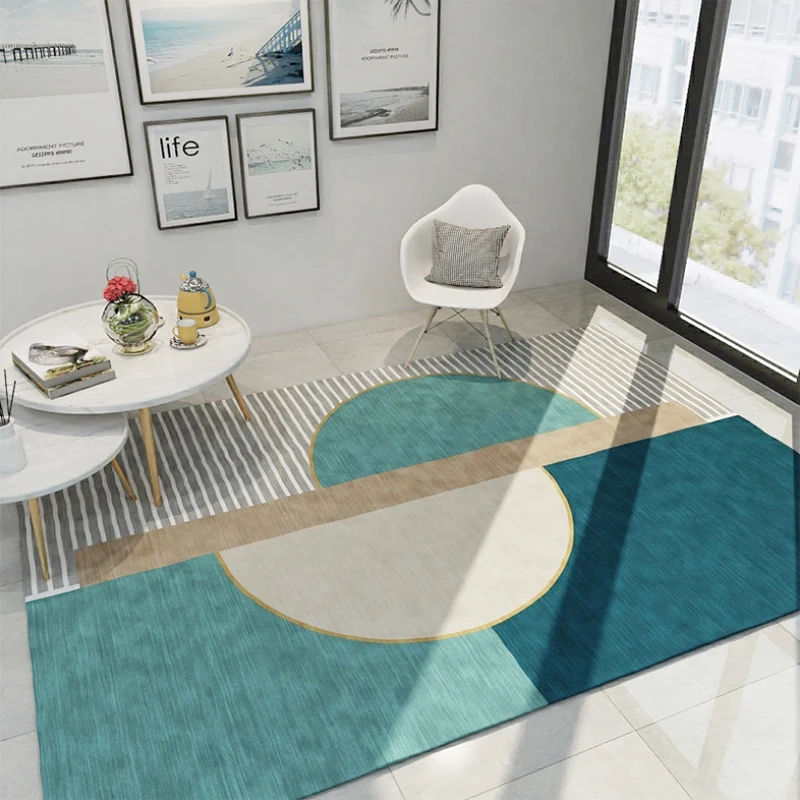 

Modern 3d Printing Anti-Slip Geometric Carpet for Living Room Bedroom Bedside Rugs Child Kid Room Decor Floor Mat in the Hallway