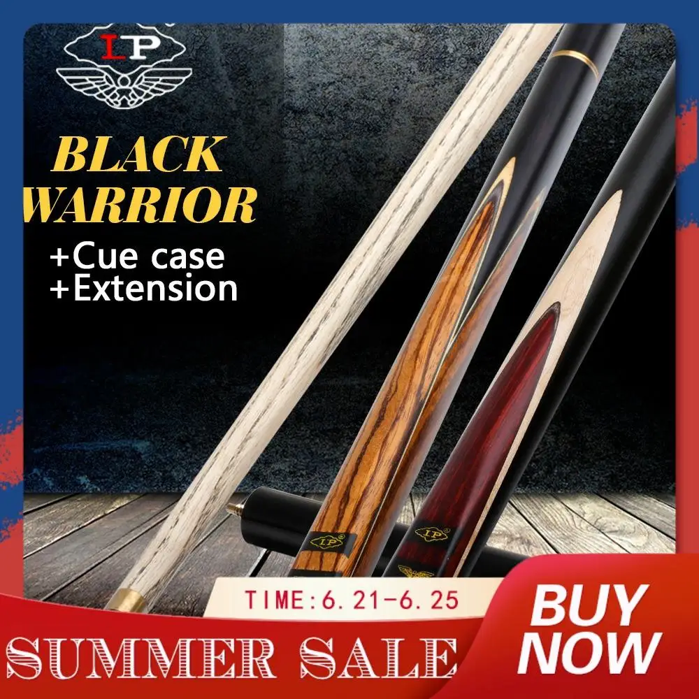 

Original LP Billar Black Warrior Snooker Cue 3/4 Split Snooker Cue 10mm Tip Handmade Stick Professional Ashwood Shaft Billiards