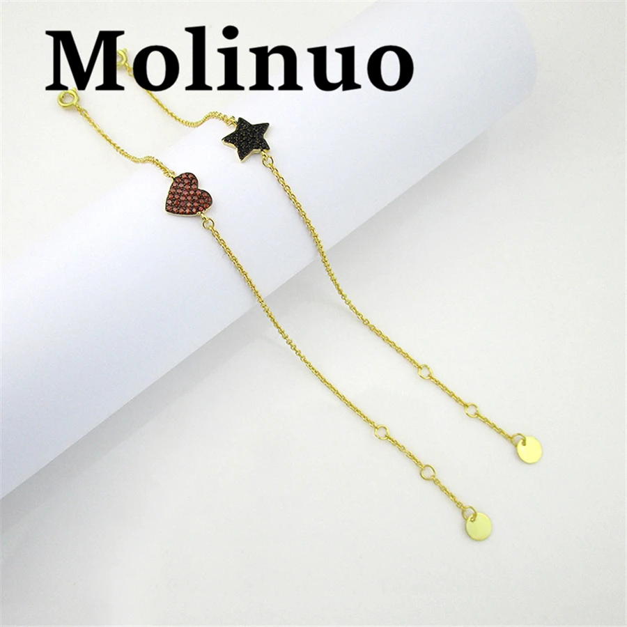 Molinuo new Simple personality Sen network red expression pack mini symbol bracelet female girlfriends gift star love |