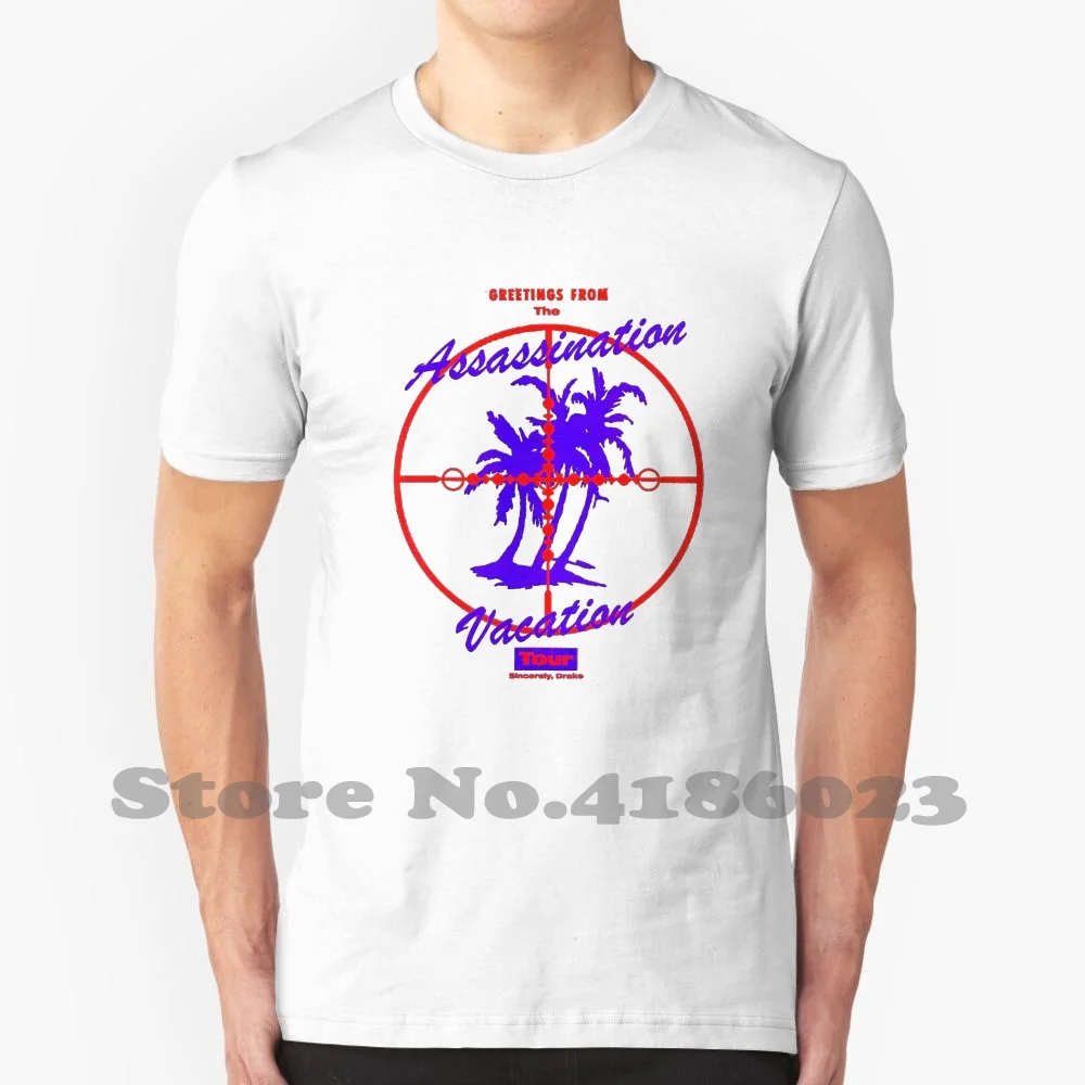 

Футболка для отпуска с изображением дракона убийц, черный и белый цвета