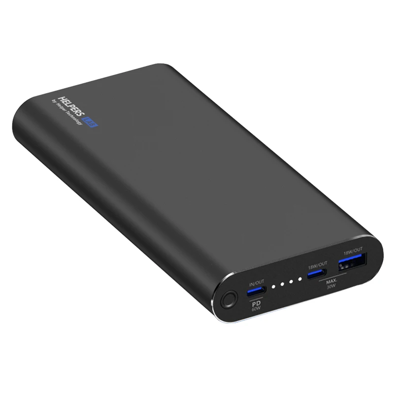 90 Вт двойной USB-C внешний аккумулятор портативное зарядное устройство для нового MacBook Pro DELL XPS iPhone Xiao Mi Pro hp iPhone type-C ноутбуки телефон QC PD