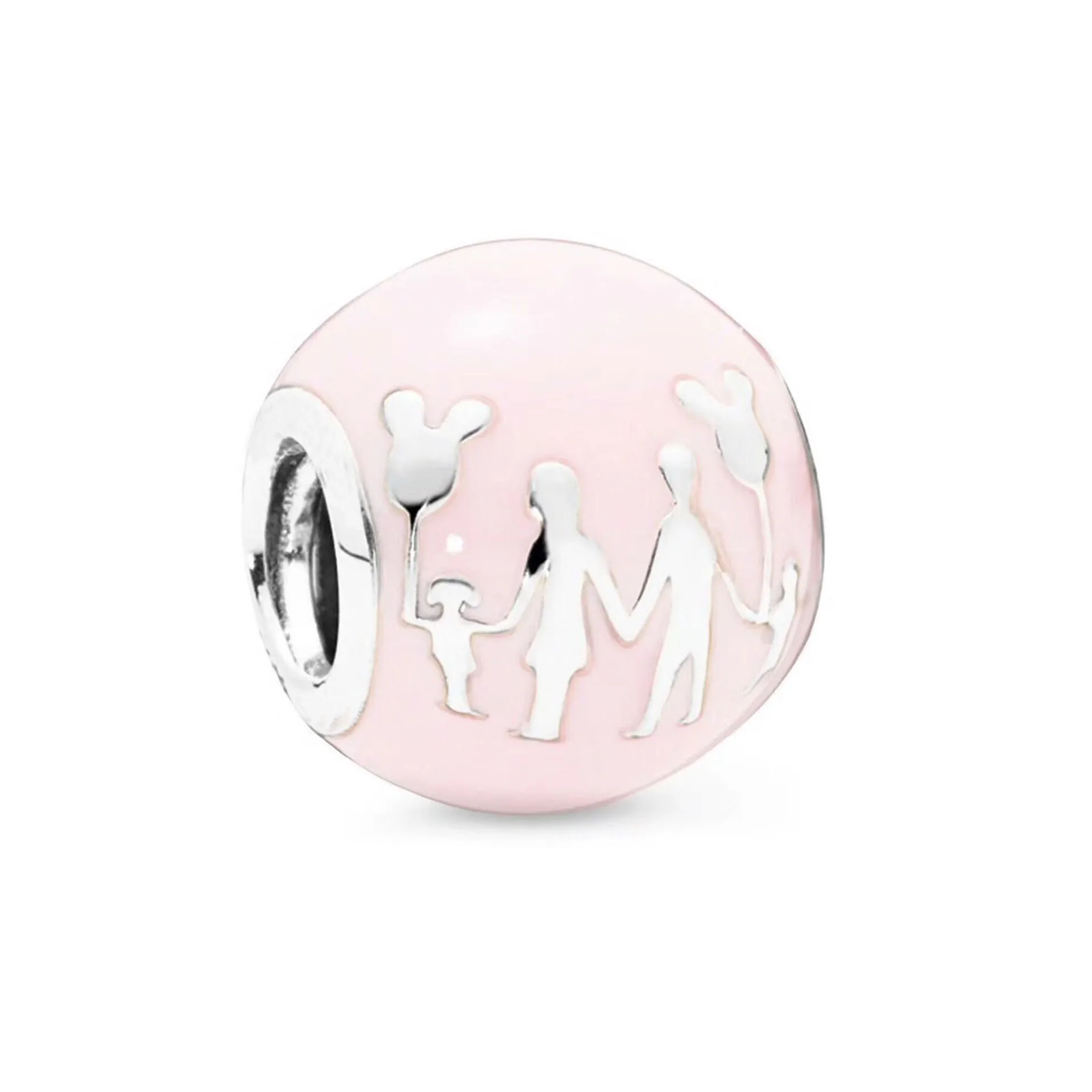 

Silver Plated Bead Charms Crystal Monkey Hot Air Balloon Family I Love To Travel For Women Diy Pandora Bracelets Bangles