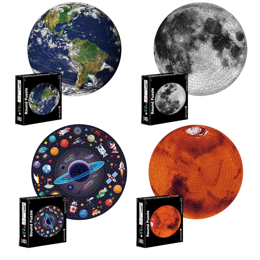Гороскоп планета 1000 штук Радуга Земли звездное небо Луна Марс круглый