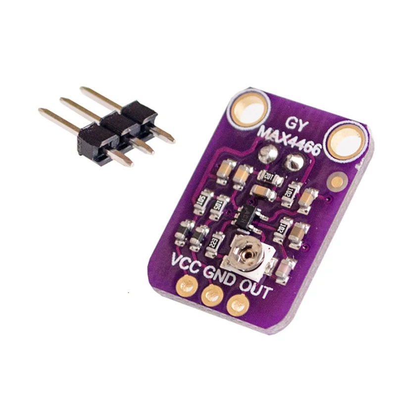 GY-MAX4466 MAX4466 Electret микрофонный модуль усилителя с регулируемым коэффициентом