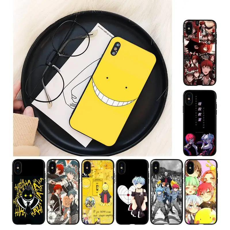 

Anime Japanese Assassination Classroom Phone Case For iPhone 11 8 7 6 6S Plus X XS MAX 5 5S SE 2020 XR 11 pro DIY Custom Cover
