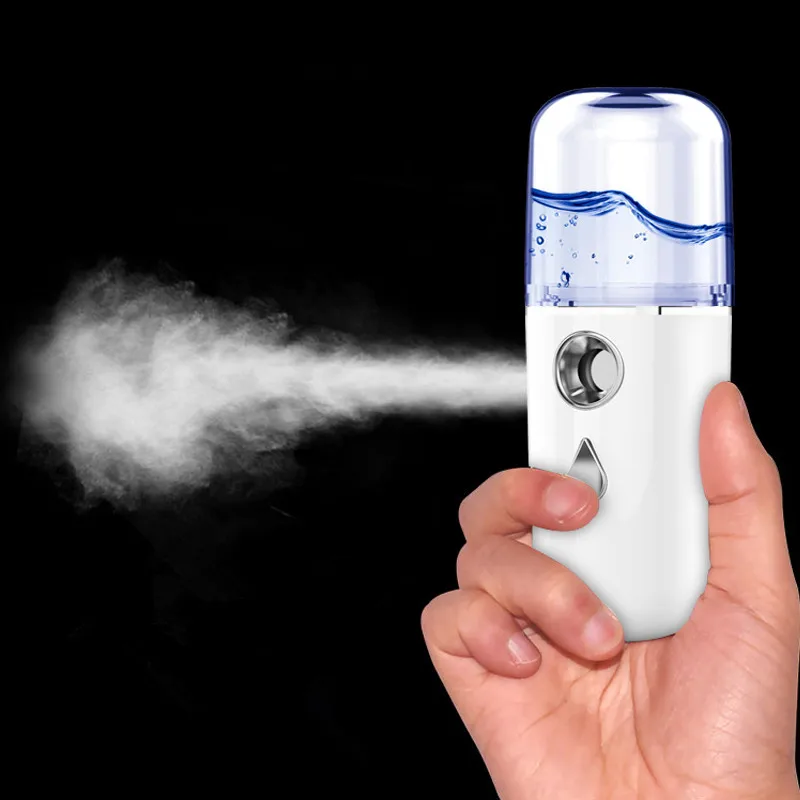 

Mini 30ml Humidifier Diffuser Nano Face Spray Mist Sprayer Facial Body Nebulizer Steamer Moisturizing Humidifier Skin Care