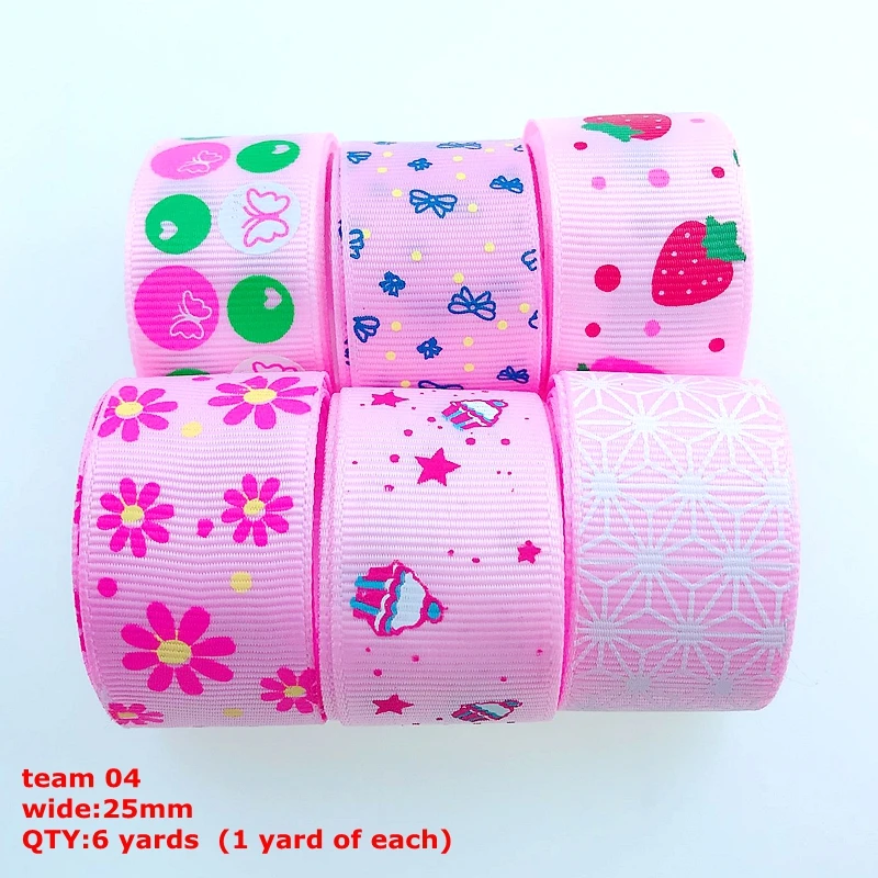 HL Handicraft Multi Mixed Printed Satin Grosgrain Ribbons DIY Sewing Accessory Gift Wrap Ribbon for Christmas Wedding Decor | Дом и сад