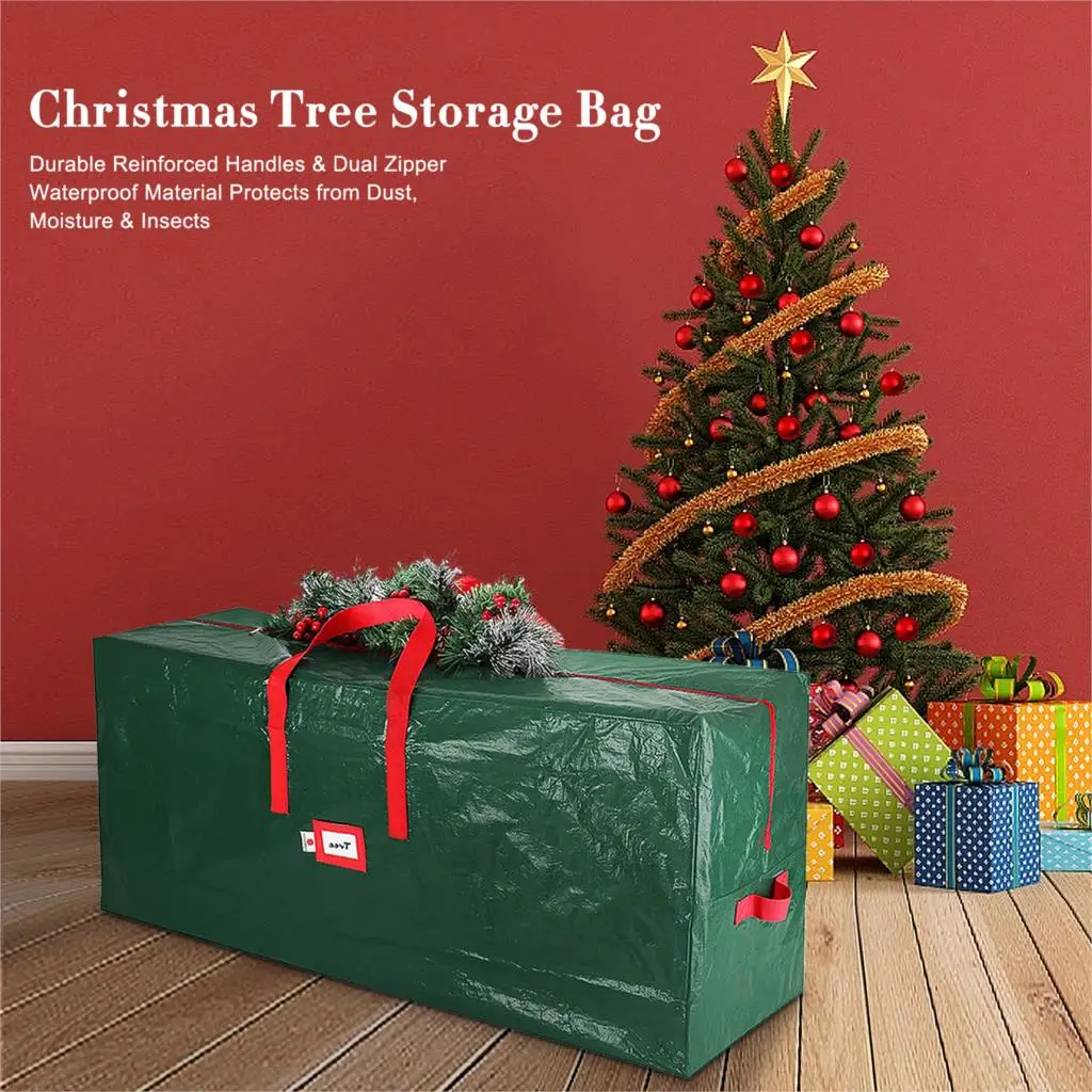 

Waterproof Christmas Tree Storage Bag Xmas Trees Dustproof Cover Protect Furniture Quilt Clothes Book Warehouse Storage Bags