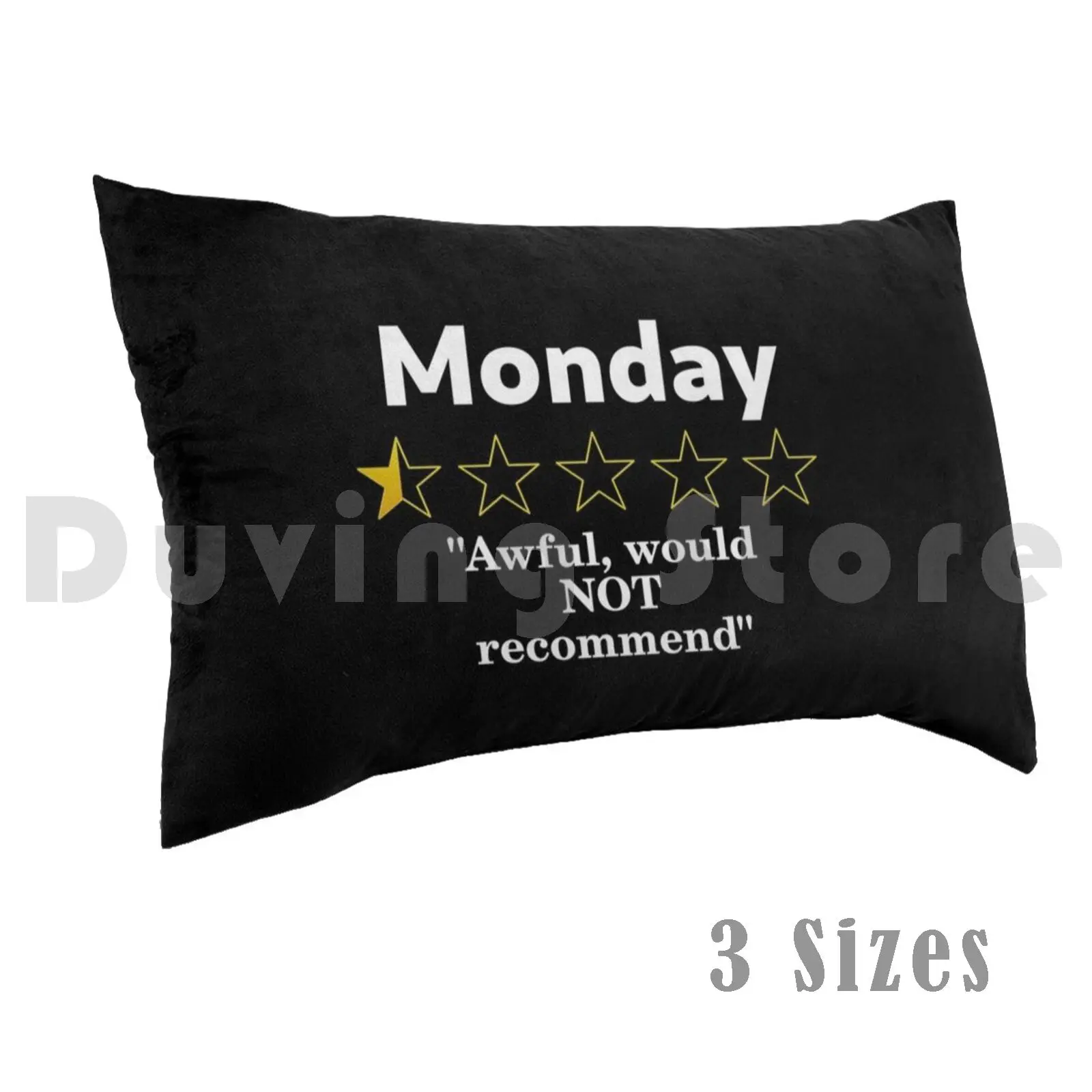 

Monday Review , Half A Star , Awful Pillow Case DIY 50x75 Monday Review Movie Half A Star Rating Awful