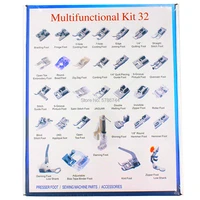 cy 032 32 pcs household sewing machine presser foot feet kit for brothersingernew homefeiyueacmedragonflyzenghsingetc