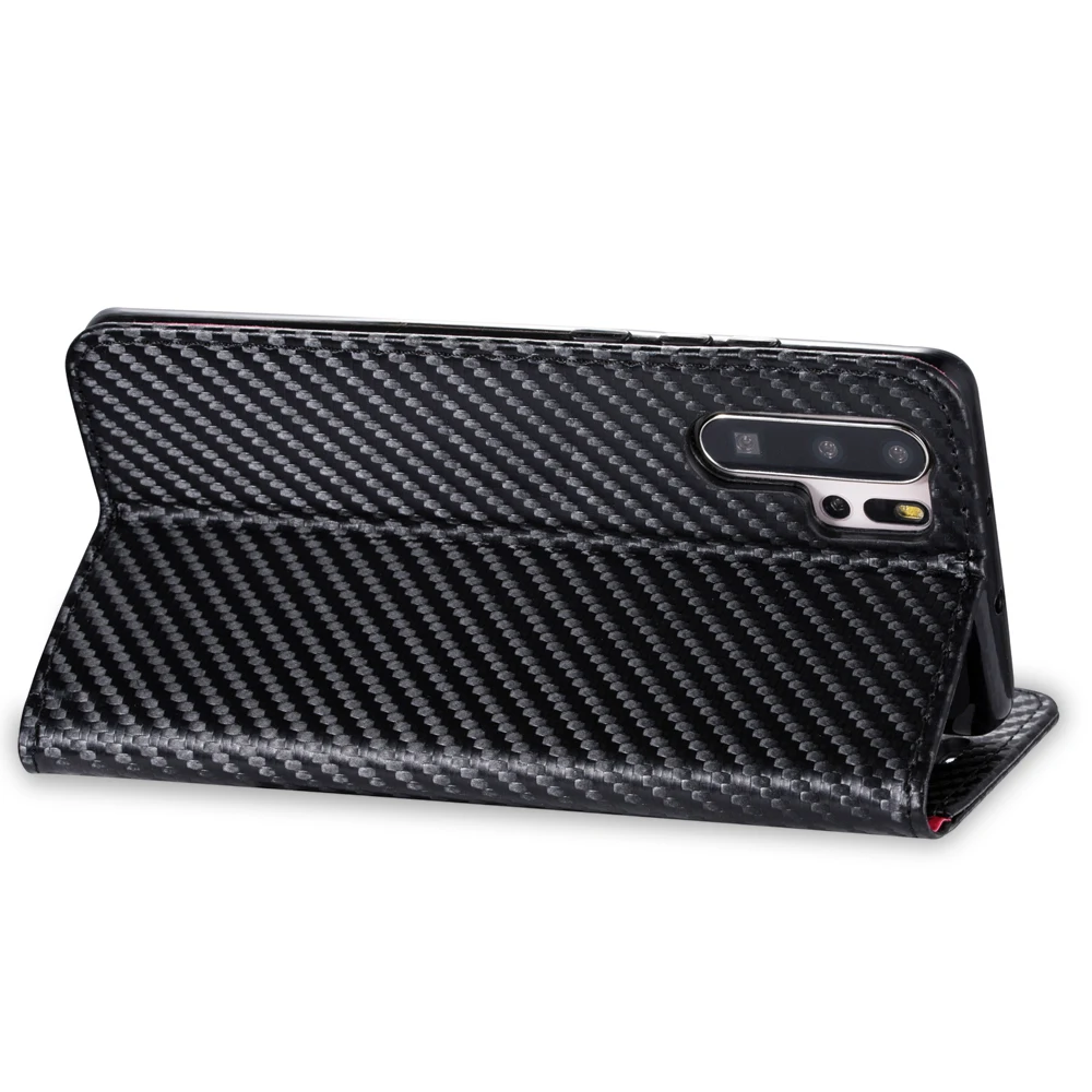 LLZ.COQUE Чехол книжка из углеродного волокна для телефона Huawei P30 Pro P20 Lite P10 P9 P8 P Smart Mate