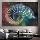 Абстрактная Улитка арабская каллиграфия печать мусульманская настенная Картина на холсте мусульманские постеры картина религиозный Рамадан мечеть Декор