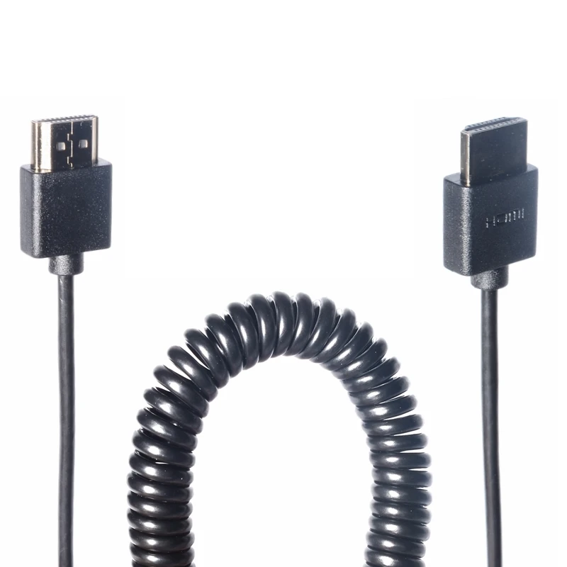 Спиральный переходник с внешнего диаметра 3 0 мм HDMI совместимый штекер 2 на микро