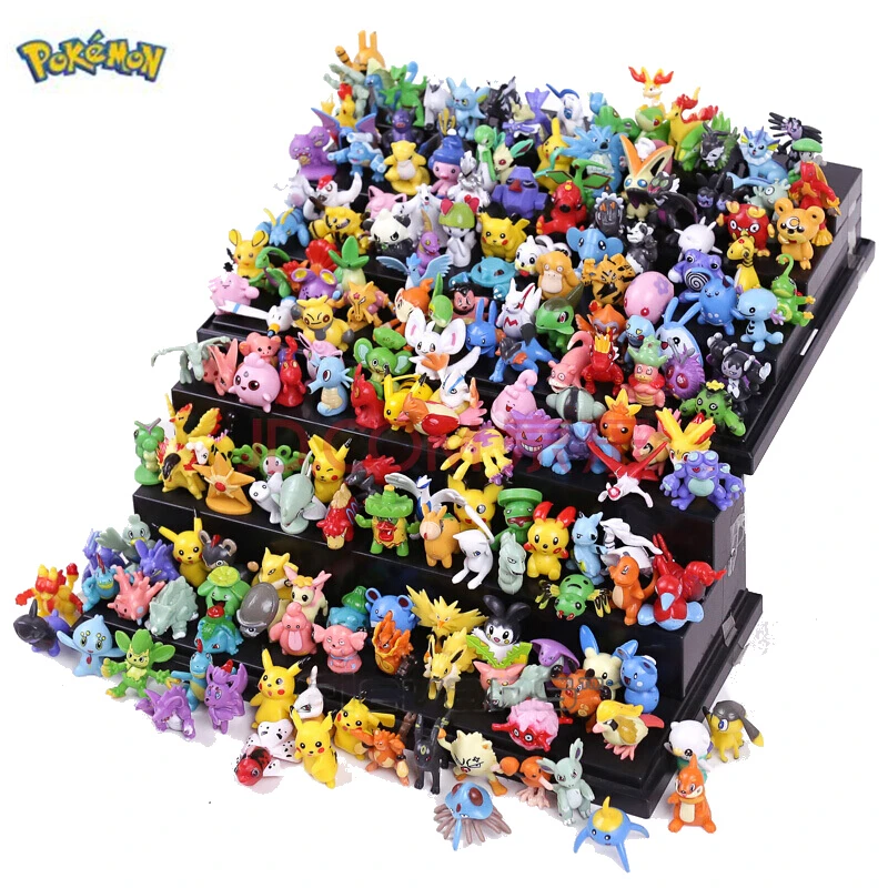 144 шт./компл. Pokemon Статуя Кукла Monster Go Пикачу фигурку Модель 4 см мини кукла игрушка