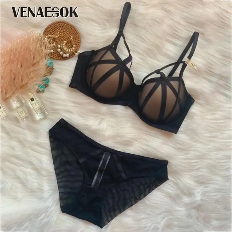 2021 Сексуальное Черное женское нижнее белье высокого качества бюстгальтеры