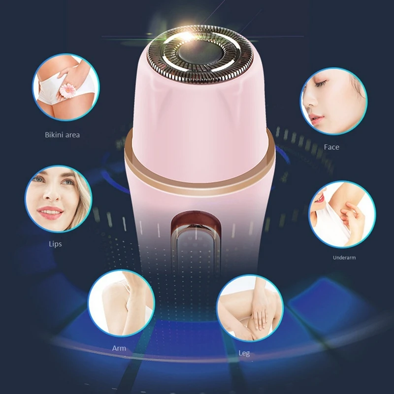 

4 in 1 Electric Hair Removal Epilator Bikini Body Facial Hairs Remover Shaver USB Rechargeable Shaving Machine Set