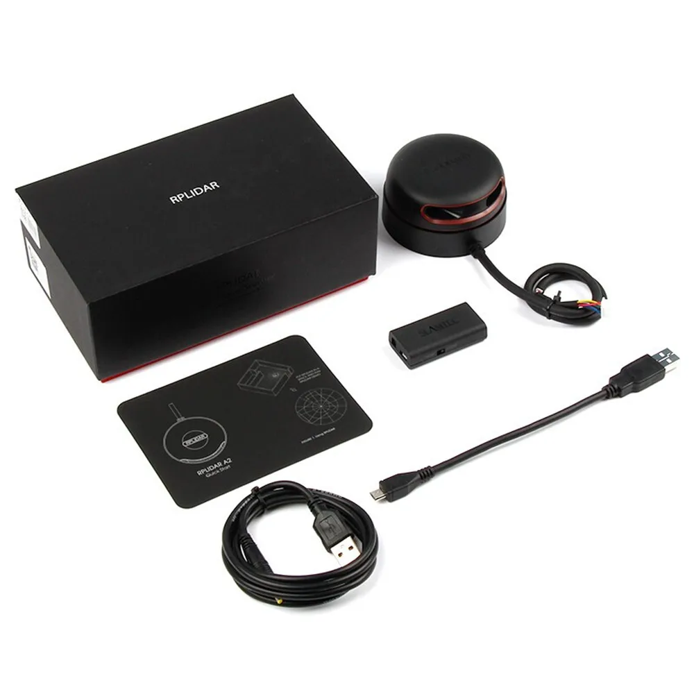 Verkaufen Slamtec RPLIDAR A2M8 2D 360 Grad 18 Meter Scannen Radius LIDAR Sensor Scanner Für Hindernis Vermeidung Und Navigation Von AGV U