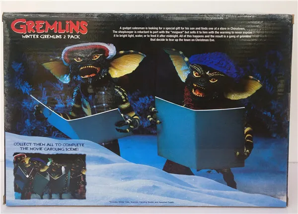 Зимний костюм NECA Gremlins 2 упаковки фильм набор Alien Gremlin Greta фигурка модель игрушки