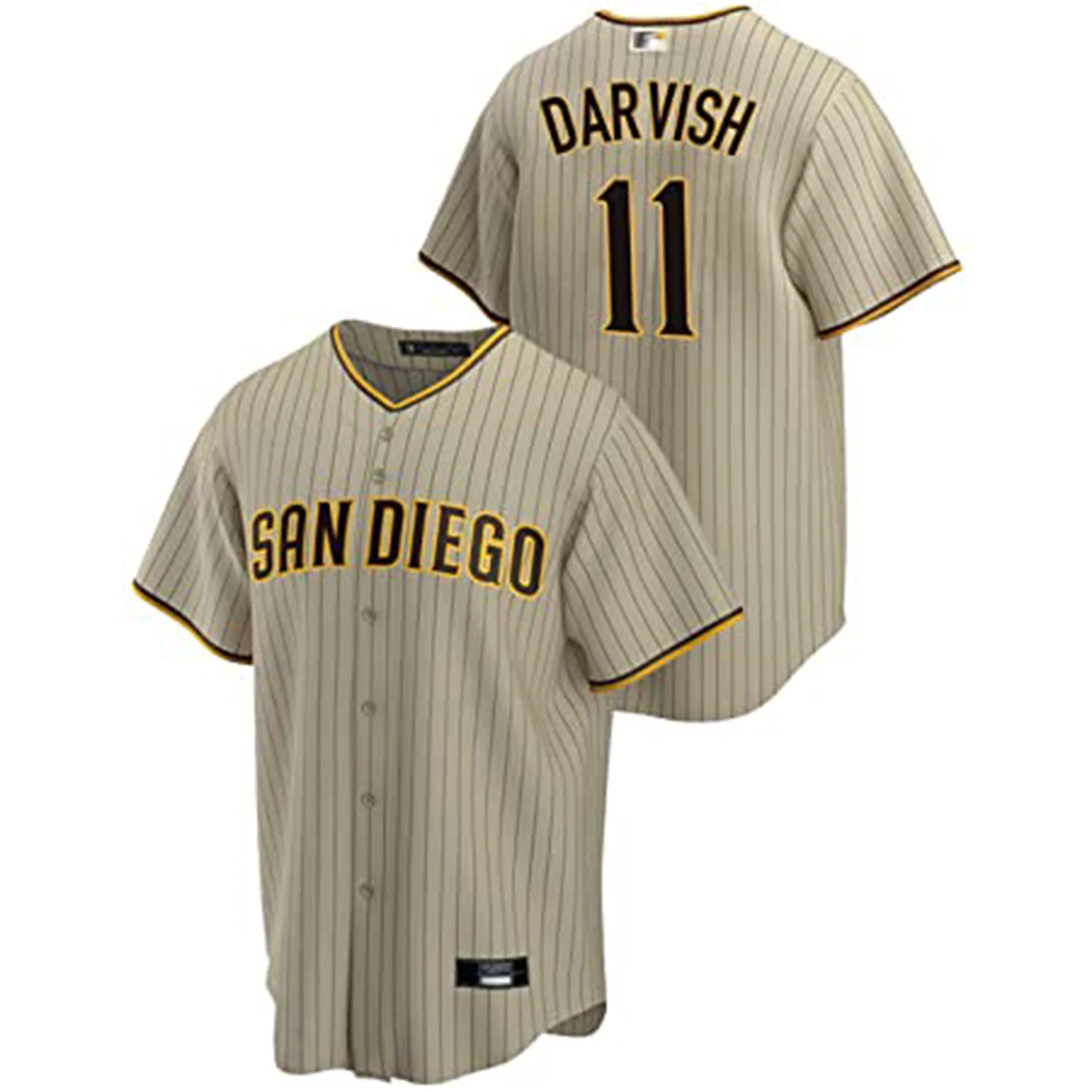 

Yu Darvish uniform padres t-shirt, men's mesh quick-drying training sportswear