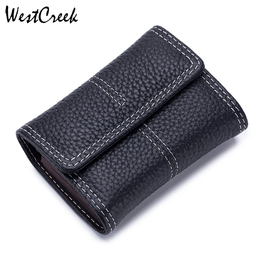 WESTCREEK брендовый женский держатель для кредитных карт из натуральной кожи модный органный дорожный кошелек с