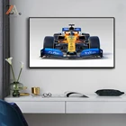 Постеры на стену с изображением гоночного автомобиля McLaren F1, Картина на холсте Художественная печать на холсте, украшение для гостиной и спальни