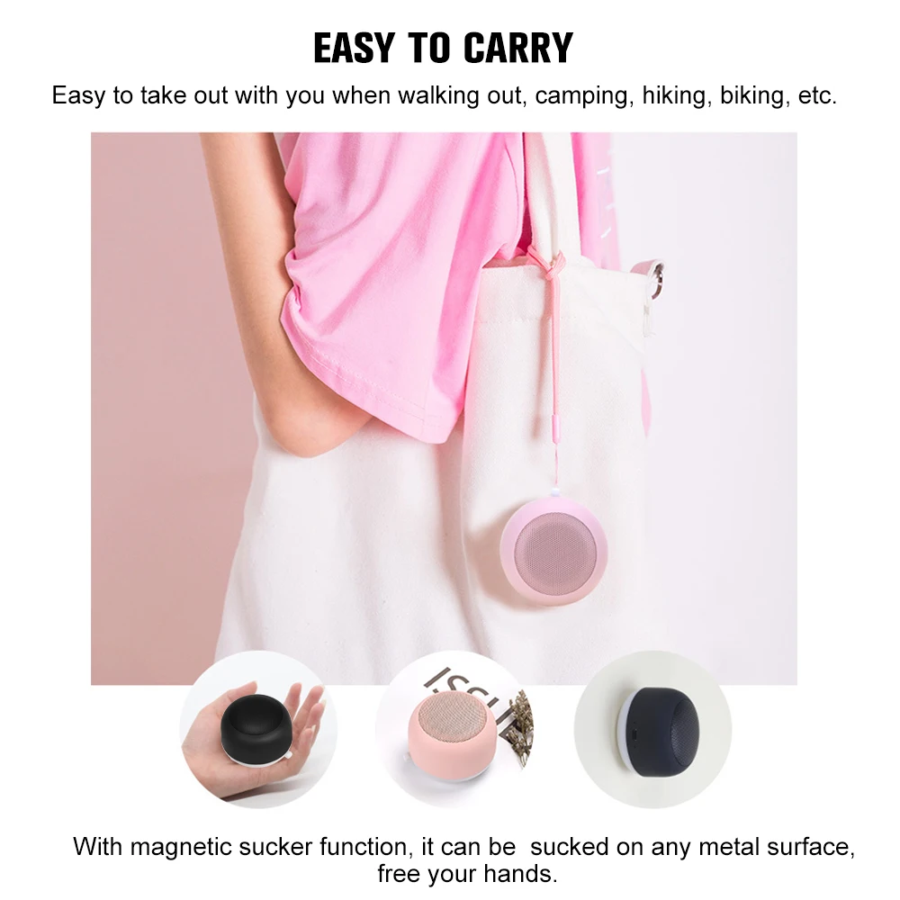 Mini Night Light with Bluetooth Speaker Portable Wireless Handsfree Bedside Table Lamp for Party Car Bedroom | Электроника