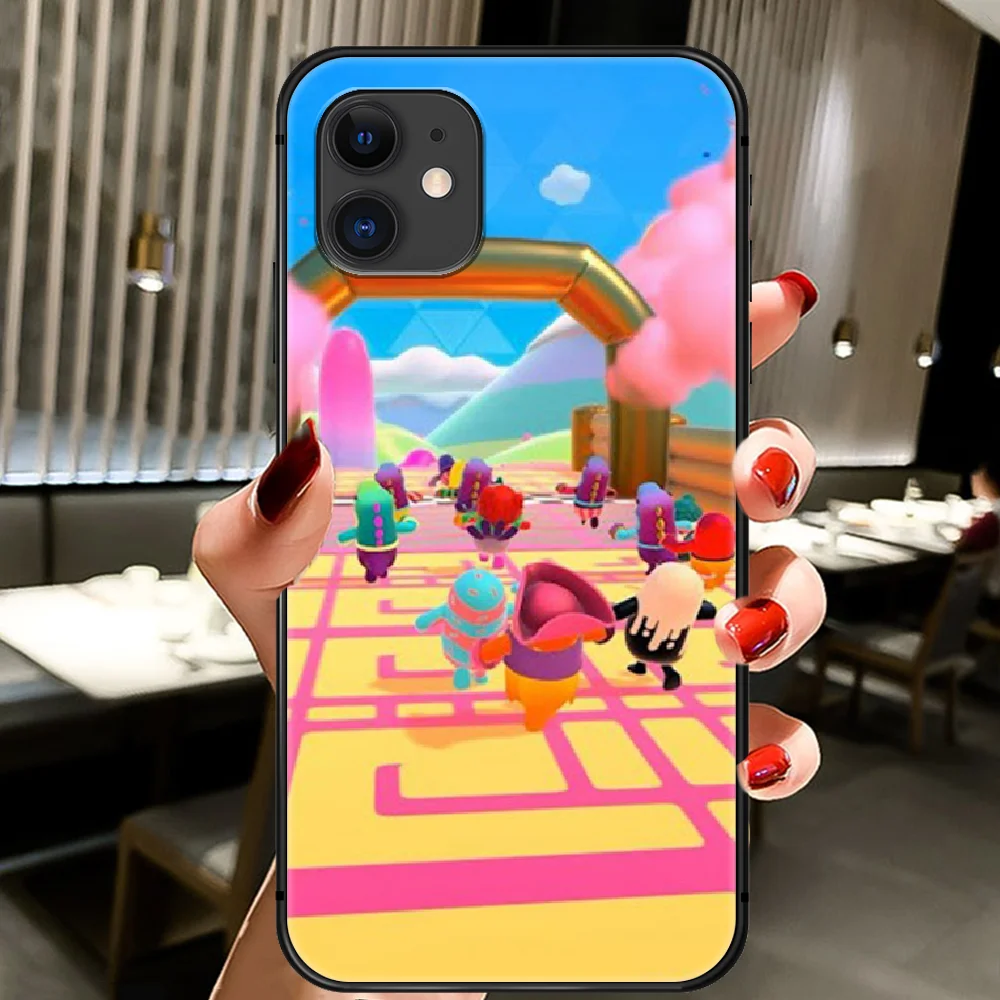 

Fall Guy Game Phone Case Cover Hull For IPhone 5 5s se 2 6 6s 7 8 12 Mini Plus X XS XR 11 PRO MAX black Prime Tpu Shell Fashion