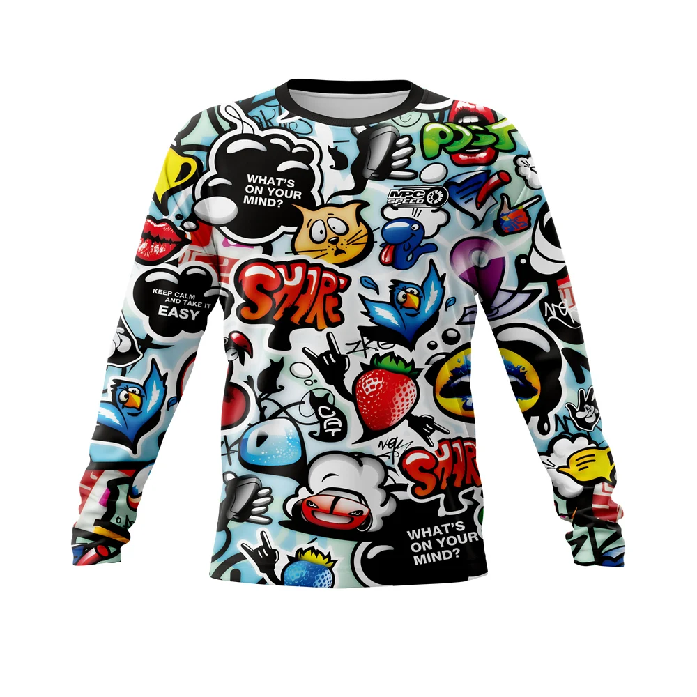 Одежда для мотокросса эндуро горнолыжная майка с длинным рукавом одежда горных