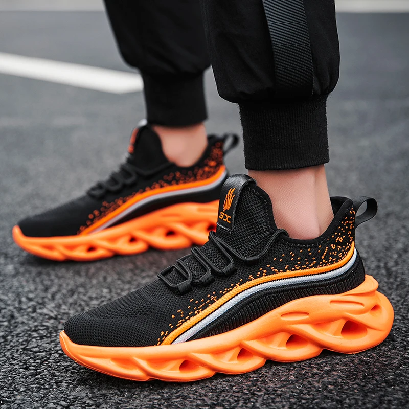 

Легкие мужские кроссовки для бега, дышащая Спортивная обувь для улицы, Спортивная тренировочная обувь, кроссовки для бега, мужские кроссовк...