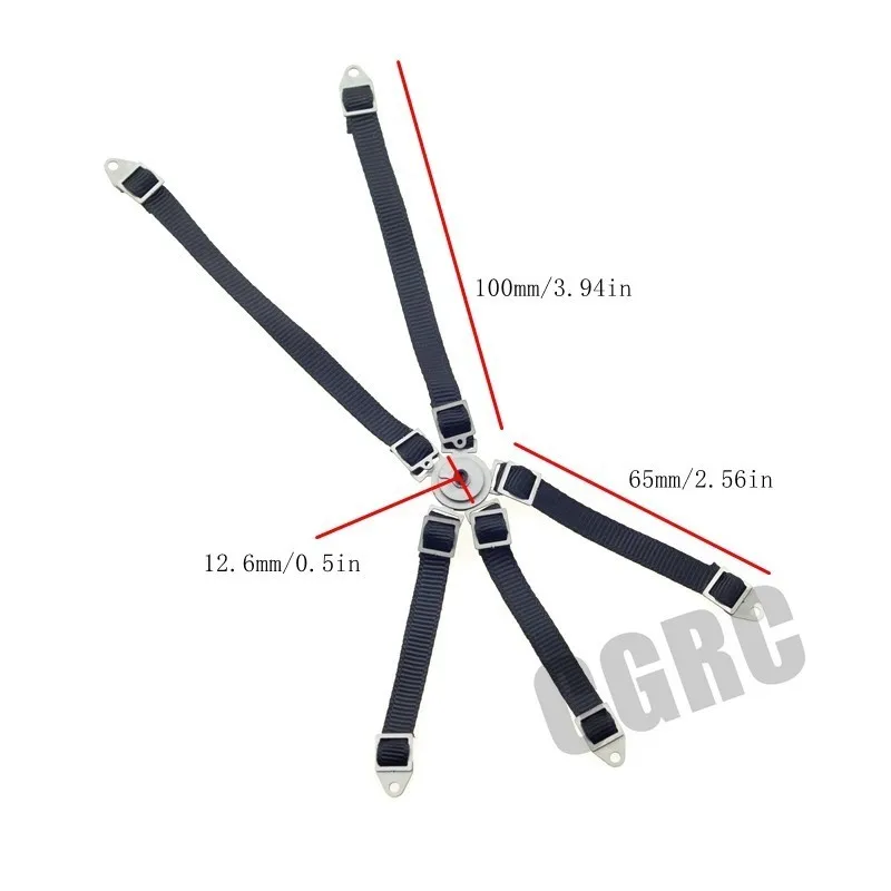 Ремень безопасности с имитацией сиденья для радиоуправляемого гусеничного