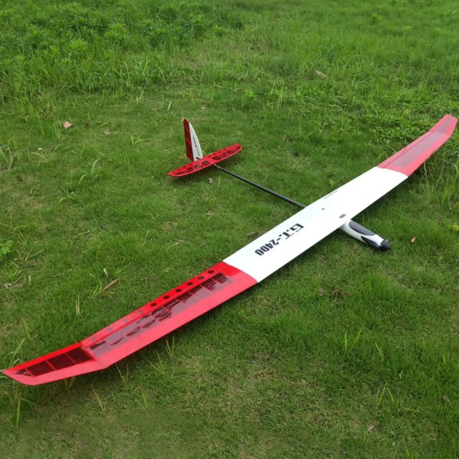 

GTRC GT2400 2400mm Wingspan Balsa Wood RC Airplane Glider KIT PNP Electric Aircraft Remote Control Plane Drone Outdoor Toys Jet