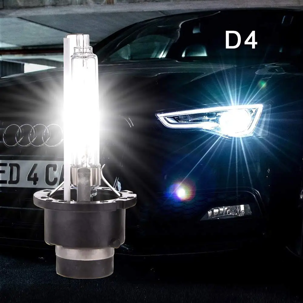 2 шт. D2S D2R D4S D2R Ксеноновые 55 Вт лампы для автомобильных фар HID лампы с металлическим кронштейном защиты 4300k 6000k 8000k 10000k 12000k