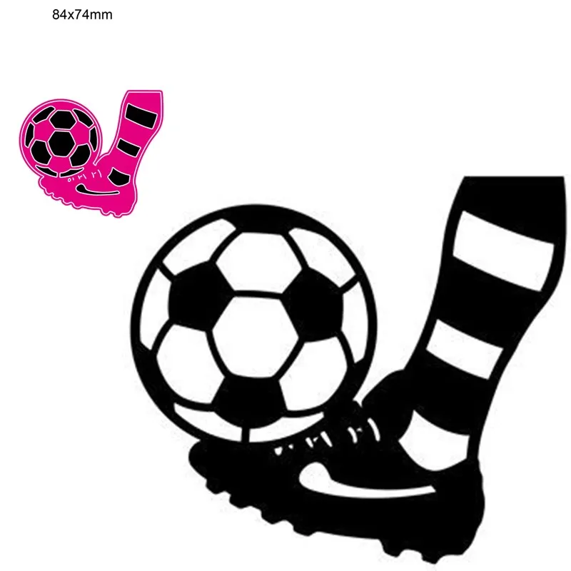 

metal cutting dies cut die mold play football decoration Scrapbook paper craft knife mould blade punch stencils